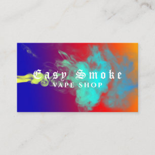 Corolful Smoke Vape Shop Business Card