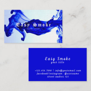 Corolful Smoke Vape Shop Business Card