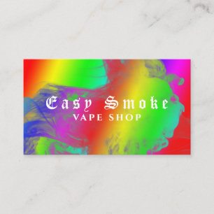 Corolful Smoke Vape Shop Business Card