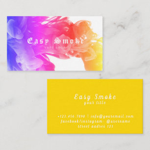 Corolful Smoke Vape Shop Business Card