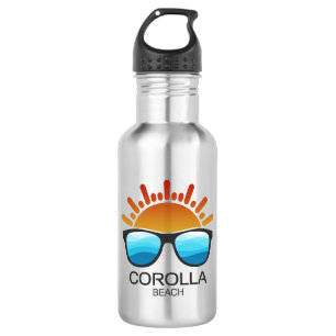 Corolla Beach North Carolina Sunglasses 532 Ml Water Bottle