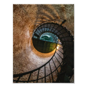Corolla Lighthouse Stairs Photo Print