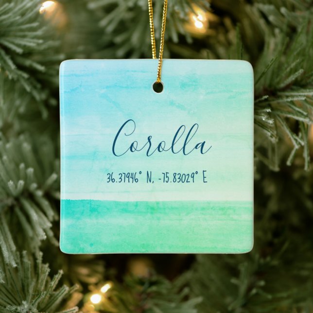 Corolla, NC The Outer Banks Personalised Ornament (Tree)