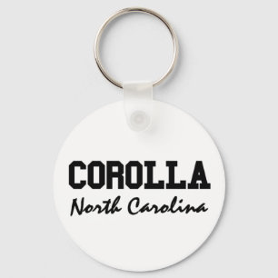 Corolla North Carolina Key Ring