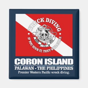 Coron Island (best wrecks) Magnet
