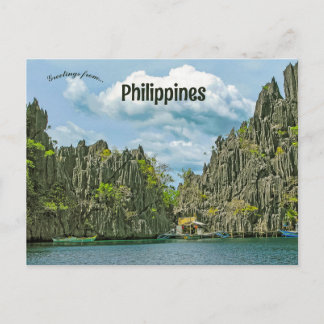Coron Island Philippines Postcard