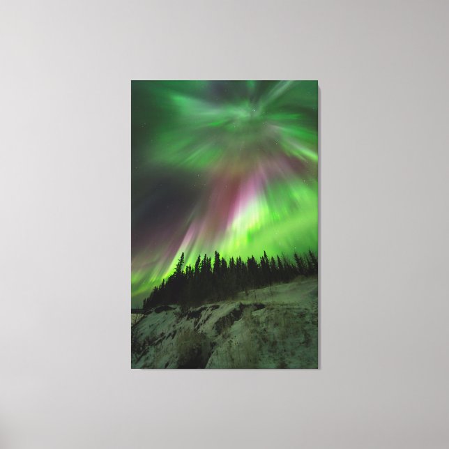 Corona Aurora Canvas Print (Front)