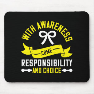 Corona Awareness - Brings Responsibility Mouse Pad