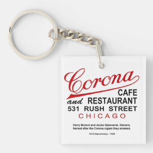 Corona Cafe and Restaurant, Chicago, IL Key Ring
