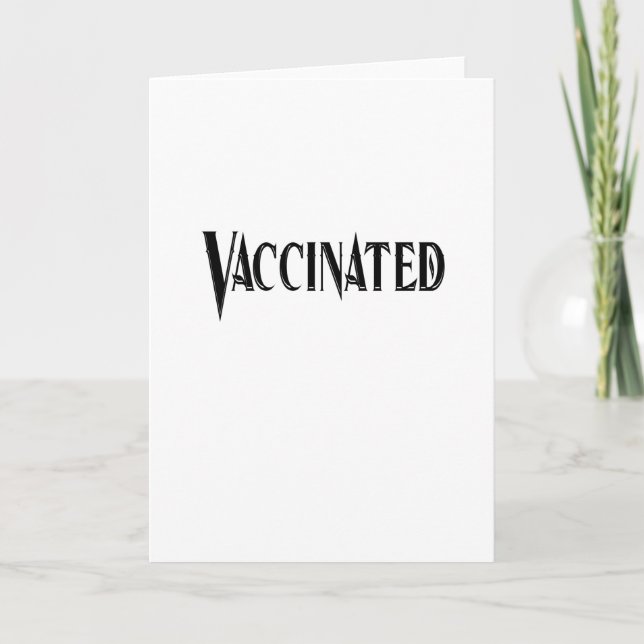 Corona Covid-19 - Vaccinated Card (Front)