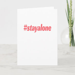 Corona Crisis Stay Home Save Lives Card