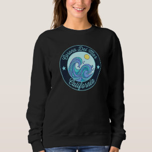 Corona Del Mar Ca California Souvenir Nautical Sur Sweatshirt