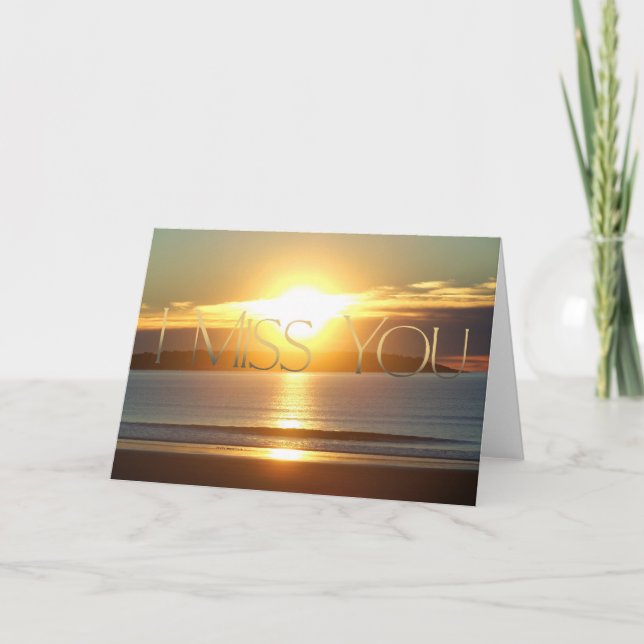 Corona - I Miss You Card (Front)