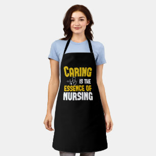Corona Nurses - Caring Is The Essence Apron