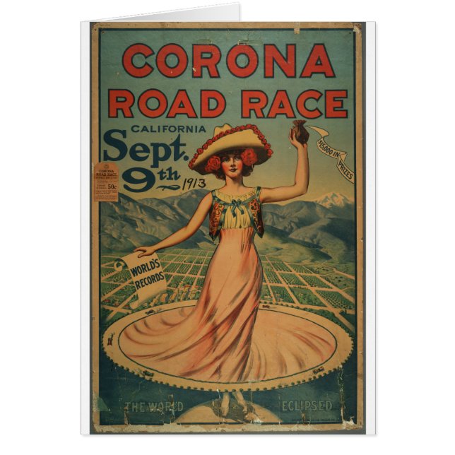 Corona Road Race Advertisement (Front)