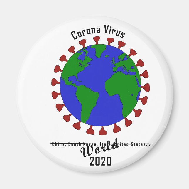Corona Virus Magnet (Front)