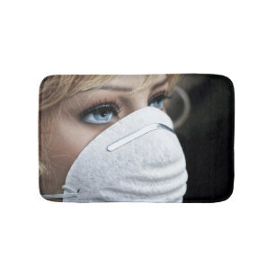 Corona Virus Protective Mask Bath Mat