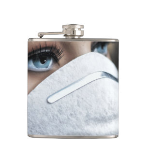 Corona Virus Protective Mask Hip Flask
