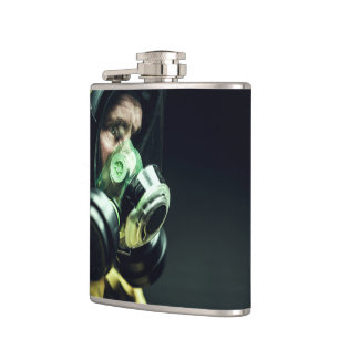 Corona Virus Protective Mask Hip Flask
