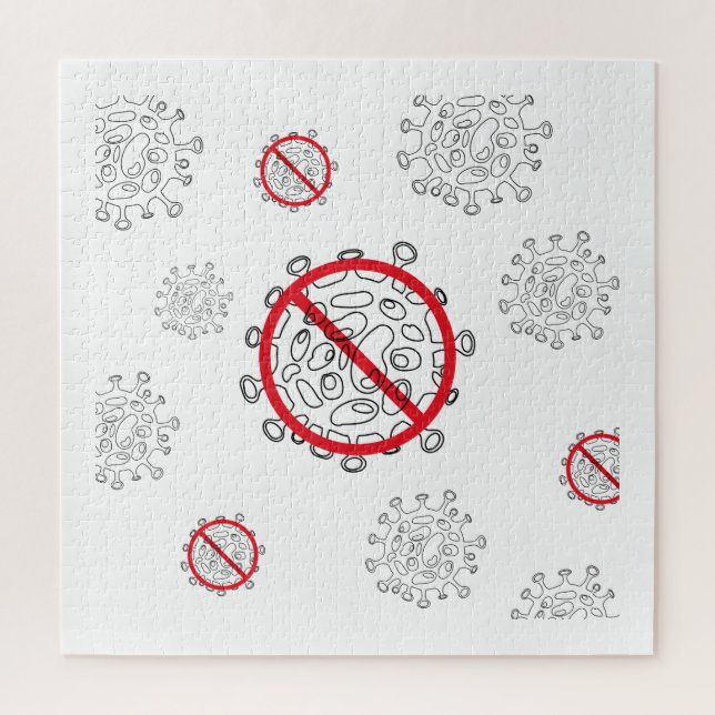 corona virus puzzle (Vertical)