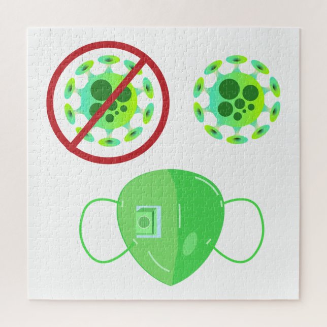 corona virus puzzle (Vertical)