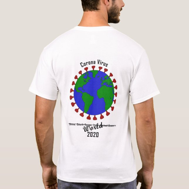corona virus shirt (Back)