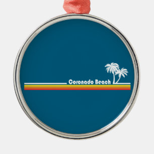 Coronado Beach California Metal Tree Decoration