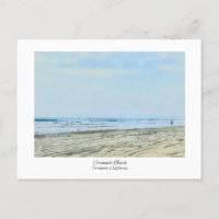 Coronado Beach California Watercolor Print