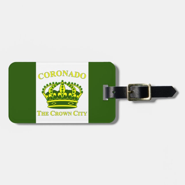 CORONADO, CA LUGGAGE TAG (Front Horizontal)