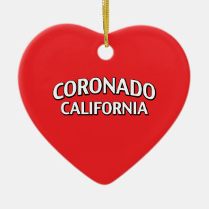 Coronado California Ceramic Tree Decoration