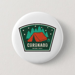 Coronado National Forest Camping 6 Cm Round Badge