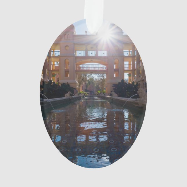 Coronado Sunburst Ornament (Back)