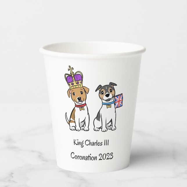 Coronation 2023  paper cups (Front)