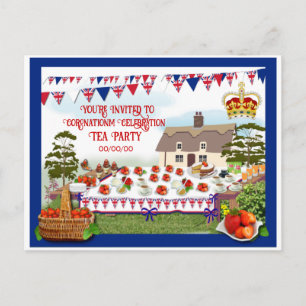  Coronation Celebration Party Invitation  