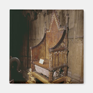 Coronation chair made for Edward I by 'Walter' Magnet