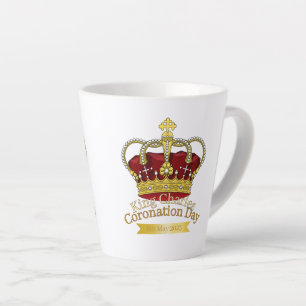 Coronation Day Crown Latte Mug