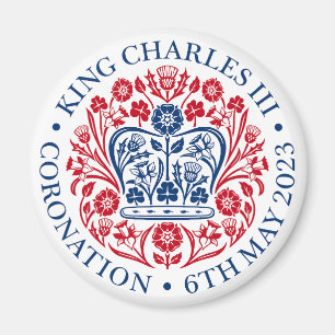 Coronation emblem magnet