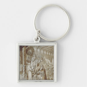 Coronation of Charlemagne Key Ring