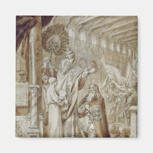 Coronation of Charlemagne Magnet