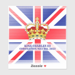 Coronation of King Charles III  Vinyl Sticker