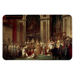 Coronation of Napoleon by Jacques-Louis David Magnet