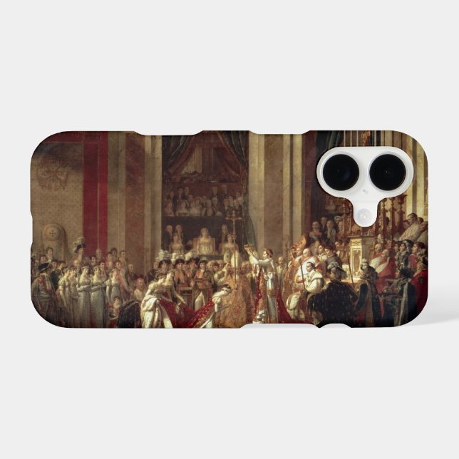 Coronation of Napoleon iPhone Case (Back Horizontal)