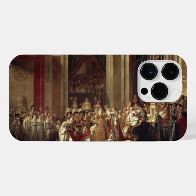 Coronation of Napoleon iPhone Case (Back Horizontal)