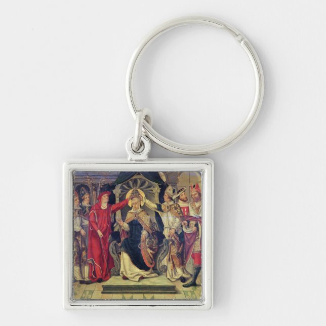 Coronation of Pope Celestine V  in August 1294 Key Ring (Front)