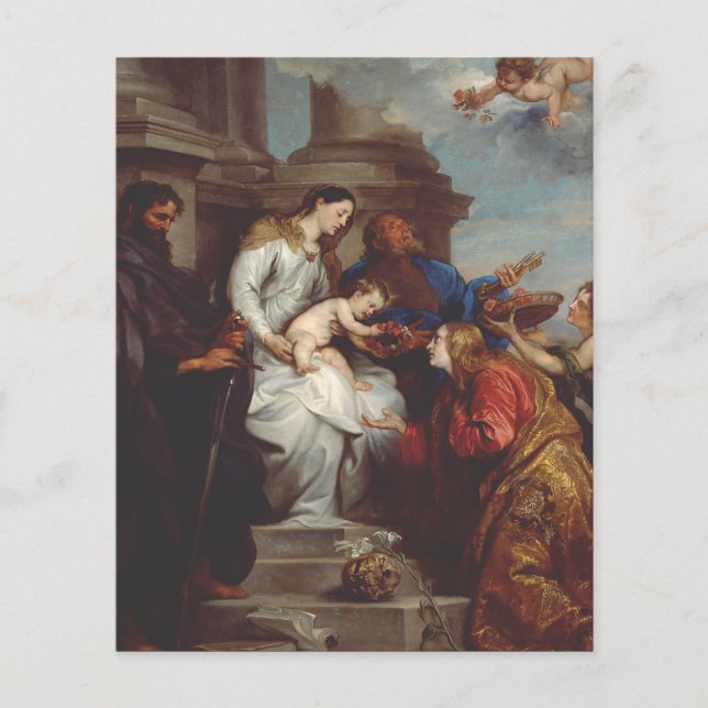 Coronation of Saint Rosalia by Anthony van Dyck (Front)