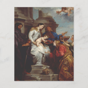 Coronation of Saint Rosalia by Anthony van Dyck