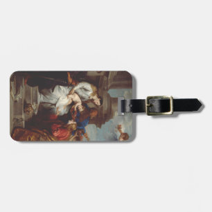 Coronation of Saint Rosalia by Anthony van Dyck Luggage Tag