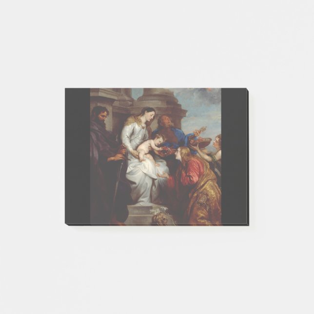 Coronation of Saint Rosalia by Anthony van Dyck Post-it Notes (Front)