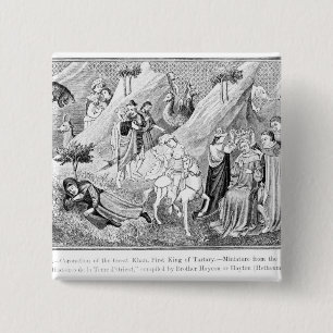 Coronation of the Great Khan 15 Cm Square Badge