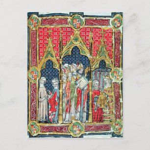 Coronation of the Kings of Aragon and Castille Postcard